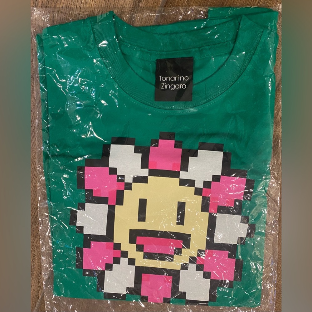 Takashi Murakami Flower T-shirt Green New Gagosian